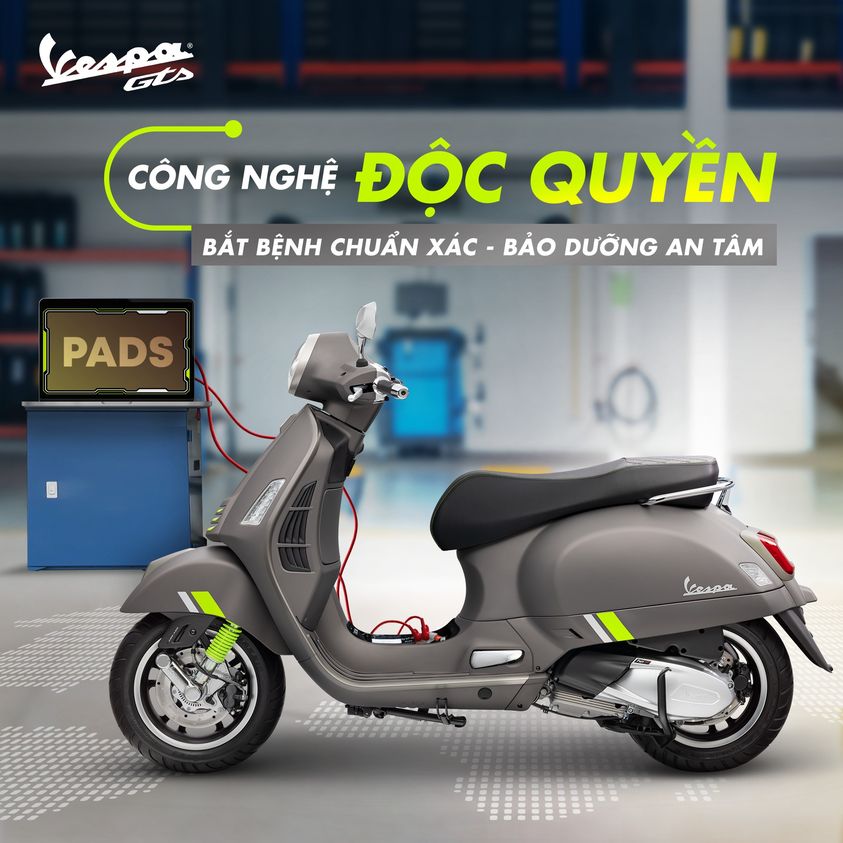 CHUẨN ĐOÁN CHÍNH XÁC TÌNH TRẠNG XE VỚI PADS - CÔNG NGHỆ ĐỘC QUYỀN TỪ VESPA