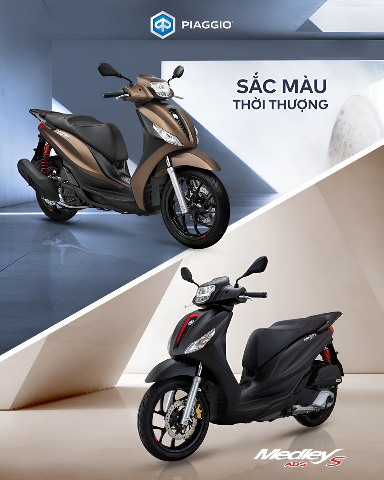 PIAGGIO MEDLEY – SẮC MÀU THỜI THƯỢNG