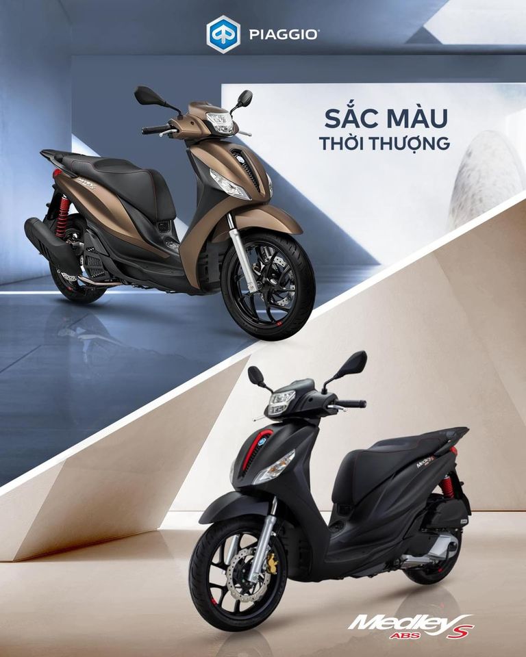 PIAGGIO MEDLEY – SẮC MÀU THỜI THƯỢNG