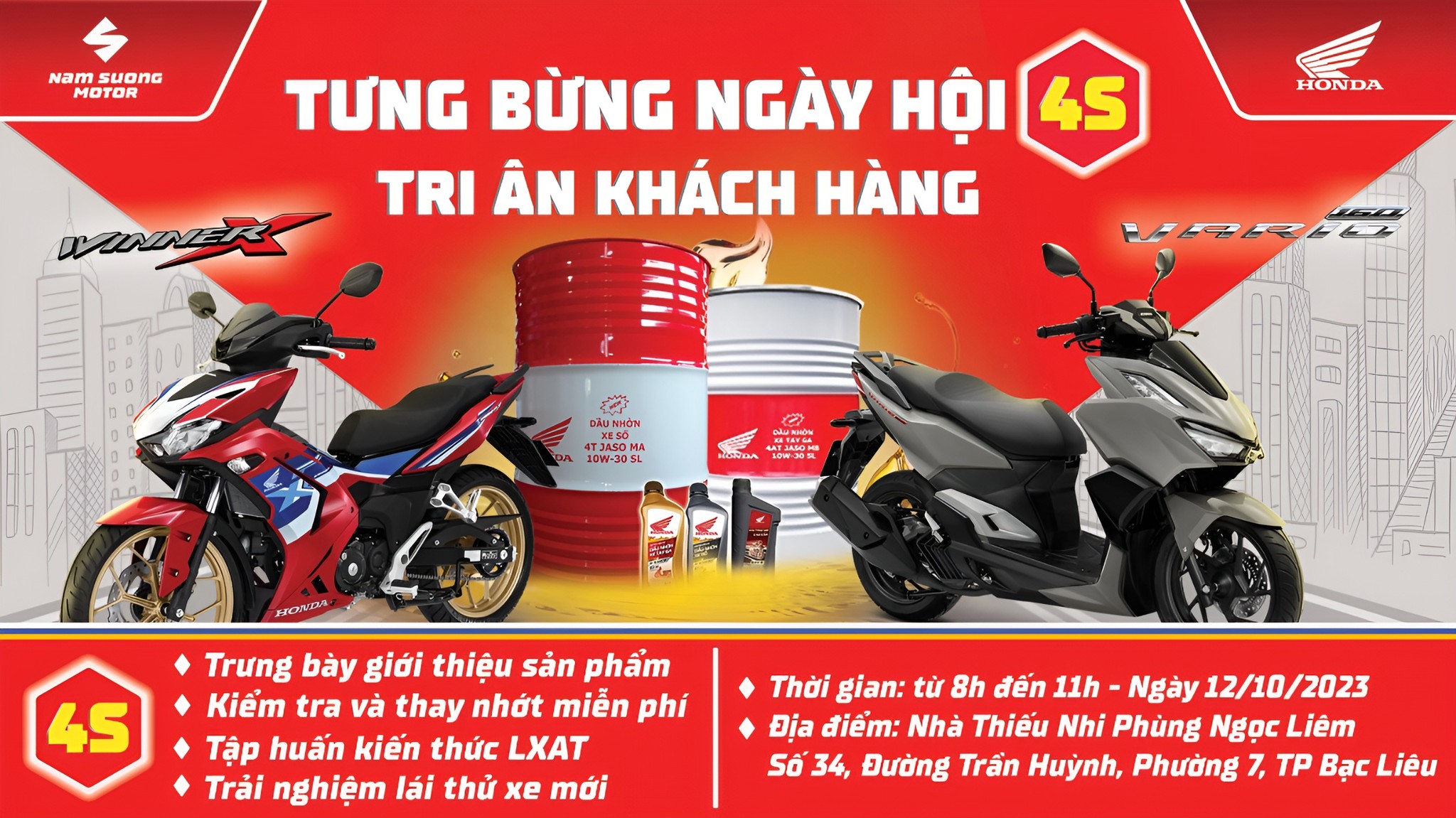 NGÀY HỘI 4S- TRI ÂN KHÁCH HÀNG