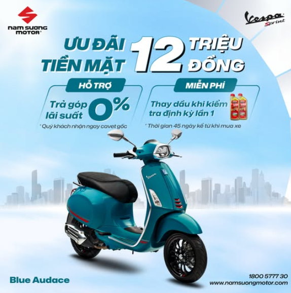 SẮM VESPA GIÁ SỐC TẶNG 12 TR_IỆU & NHIỀU QUÀ TẶNG KHÁC 🔥  Áp dụng đến hết 31/3/2025
