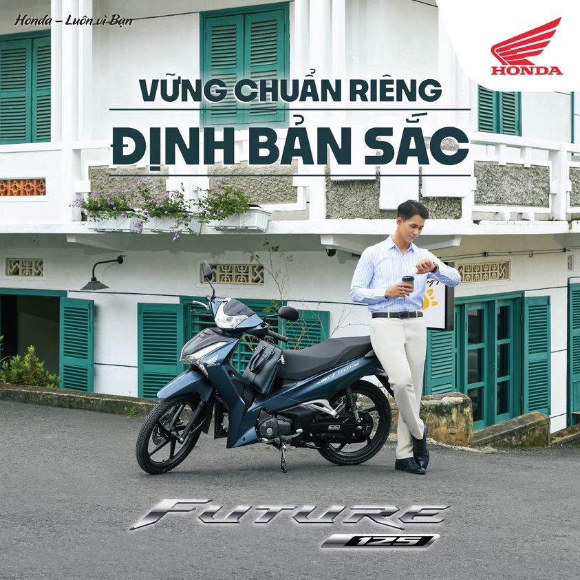 "Vững chuẩn riêng, định bản sắc” với Future 125 FI 2024 mới!