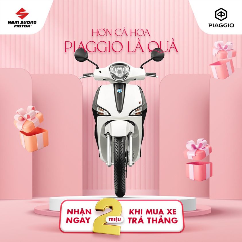THÁNG CỦA NÀNG  🌹– CHÀNG TẶNG PIAGGIO 🎁