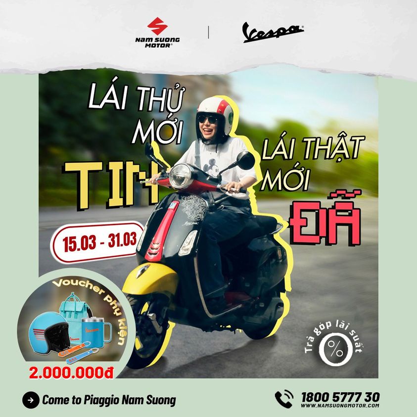 💋MAY TÚI BA GANG ĐẾN PIAGGIO NAM SƯƠNG RINH QUÀ KHỔNG LỒ!