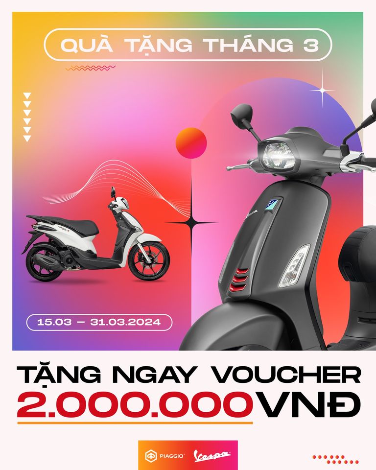 💋Đến với Piaggio "VẺ ĐẸP CHUẨN MỰC TỪ NƯỚC Ý''
