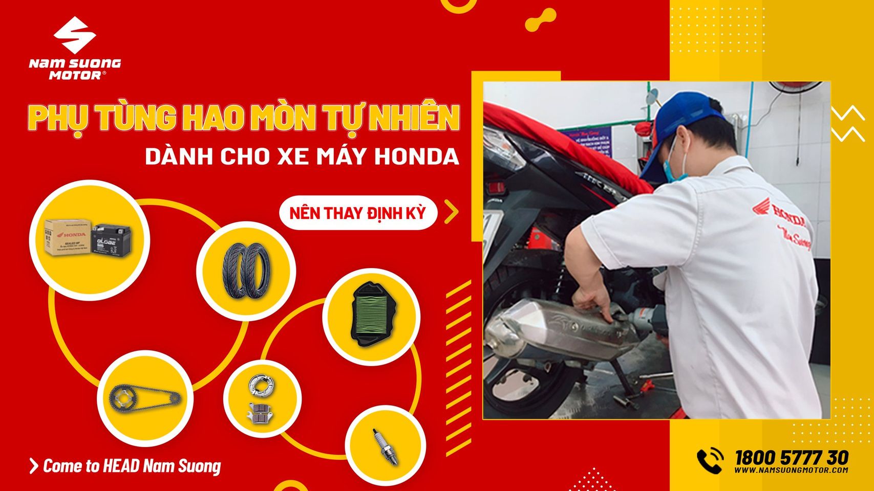 MỘT SỐ PHỤ TÙNG HAO MÒN TỰ NHIÊN!