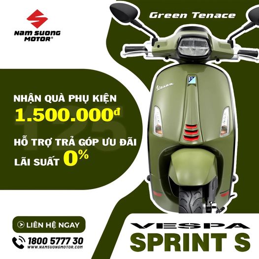 Đến Piaggio Nam Sương ⇢ Sắm Vespa/ Piaggio ⇢ Nhận ngay quà tặng phụ kiện ✨