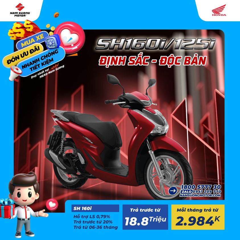 🧐 SH160/125 - ĐỊNH SẮC ĐỘC BẢN