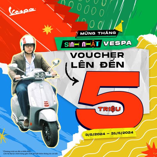 MỪNG SINH NHẬT 1 NGÀY LÀ XƯA RỒI - VESPA CHƠI LỚN, KHAO SINH NHẬT CẢ THÁNG!!!