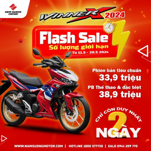 🔥ƯU ĐÃI GIÁ ĐẶC BIỆT CHO HONDA WINNER X 2024