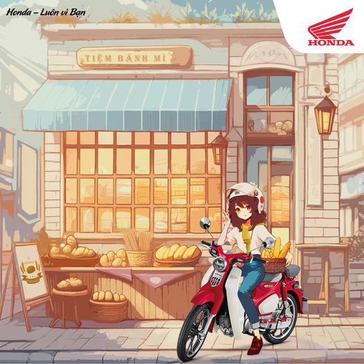 Super Cub lăn bánh từ những trang truyện tranh ra ngoài đời thật!
