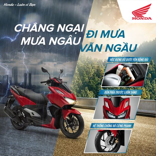 VARIO 160 - CHẲNG NGẠI MƯA NGÂU, ĐI MƯA VẪN NGẦU 💥