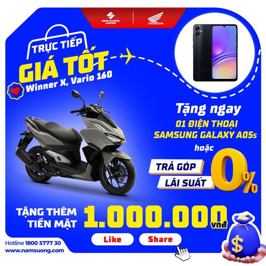 🔥 Mua xe tặng điện thoại?  Mua xe tặng ngay tiền mặt? Đặc biệt, Trả góp LS chỉ 0% 🔜 Đến ngay HEAD Nam Sương