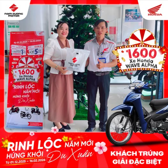 🎊BÙNG NỔ VỚI CHUỖI SERIES "Mua xe - Trúng xe" tại Hệ thống HEAD Nam Sương - RINH LỘC NĂM MỚI - HỨNG KHỞI DU XUÂN🎊