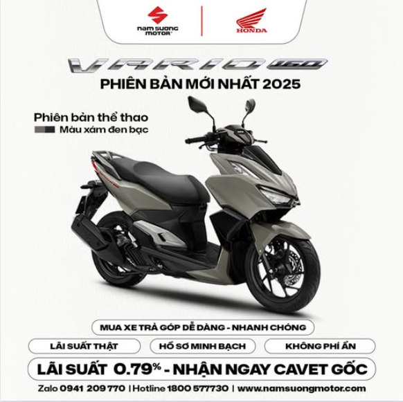 VARIO 160 2025 – BỨT PHÁ PHONG CÁCH, CHINH PHỤC MỌI HÀNH TRÌNH!