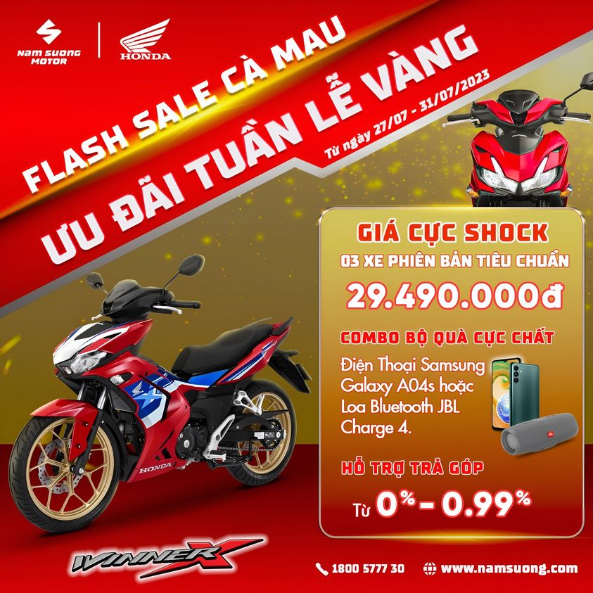 🔥 SỞ HỮU NGAY HONDA WINNER X CHỈ VỚI 29.450.000Đ 🔥