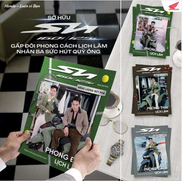 🔥Sở hữu SH160i/125i "Gấp đôi phong cách lịch lãm, nhân ba sức hút quý ông"🔥