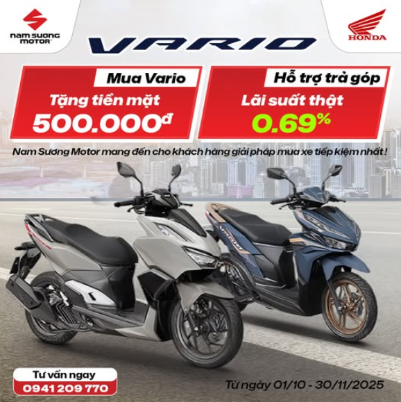 VARIO 160 – PHONG CÁCH DẪN ĐẦU, KHẲNG ĐỊNH BẢN LĨNH!