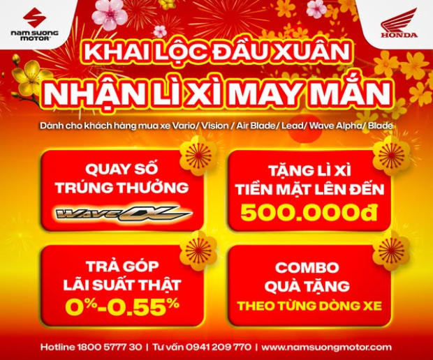 🎁 KHAI LỘC ĐẦU XUÂN –  LÌ XÌ MAY MẮN 🎁