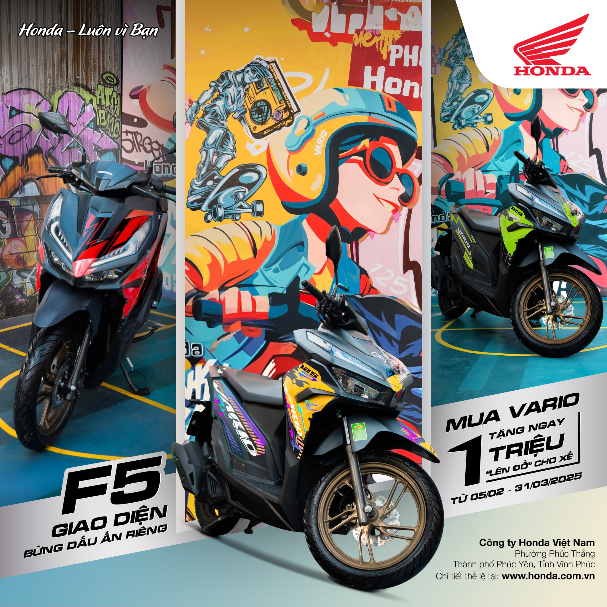 F5 giao diện, Bừng dấu ấn riêng