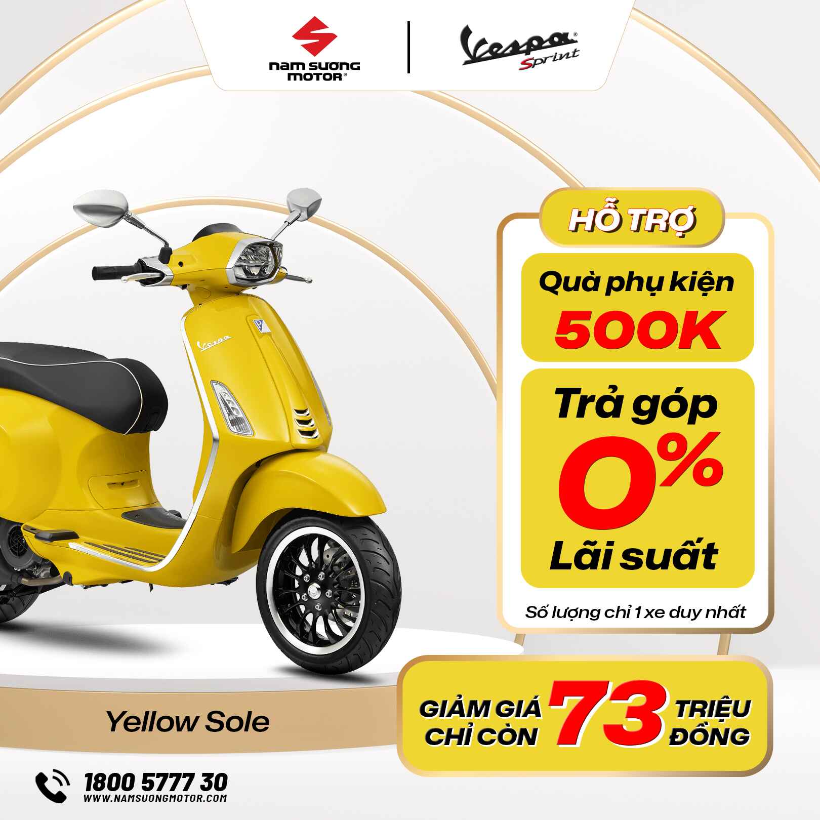 🔥 SỐC! SẮM SPRINT 125 STD: TẶNG NGAY 8.000.000₫ & PHỤ KIỆN 500K 🔥