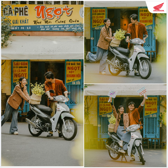 Lên đồ mix & match với Wave Alpha retro dán sticker siêu “cool” cho buổi hẹn bùng nổ và chia sẻ với chúng mình những hình ảnh ngọt lịm nhé 😉