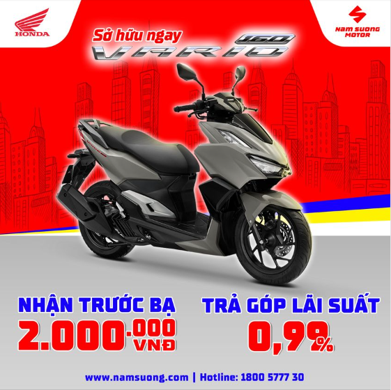 SỞ HỮU NGAY VARIO 160Cc - KHÔNG LO TRƯỚC BẠ