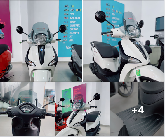 ✨LIBERTY 125CC VỚI PHỤ KIỆN KÍNH CHẮN GIÓ SIÊU CHẤT