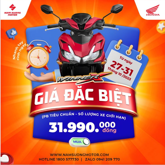 🔥 ​​​​​​​WINNER X GIÁ ĐẶC BIỆT (Từ ngày 27-31/10/2023)