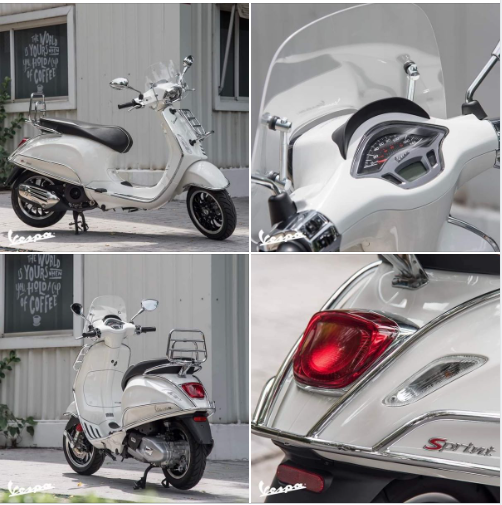Rực rỡ và luôn thật trẻ trung - Với Vespa Sprint!
