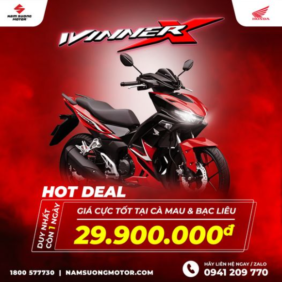 CHỈ CÒN 01 NGÀY DUY NHẤT, ĐẾN HEAD NAM SƯƠNG NGAY ĐỂ SĂN WINNER X GIÁ BÙNG NỔ NGAY NHÉ