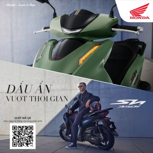 ÔNG HOÀNG XE TAY GA SH350i TRỞ LẠI