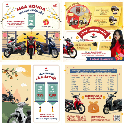 MUA HONDA, VUI XUÂN ĐÓN LỘC