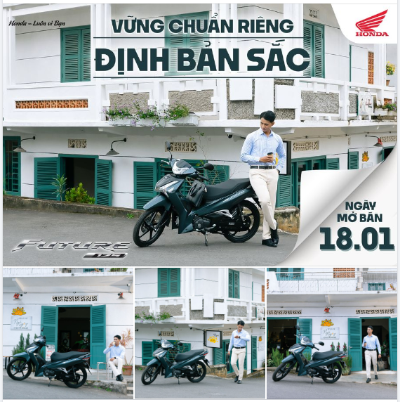 “Siêu phẩm” xe số đã về HEAD Nam Sương, nhanh tay “tậu” ngay Future 125FI mới toanh!