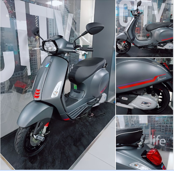 🏍️🌿 ​​​​​​​Thỏa mãn đam mê thể thao, tiết kiệm nhiên liệu và thân thiện môi trường với Vespa Sprint S 125/150cc!