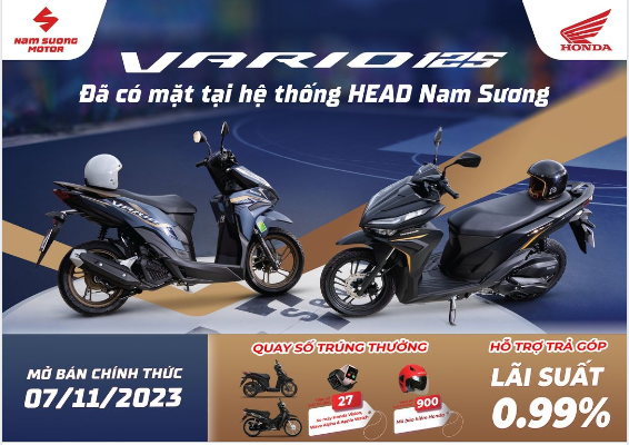 🎉 Tin vui cho các fan của Honda Vario!