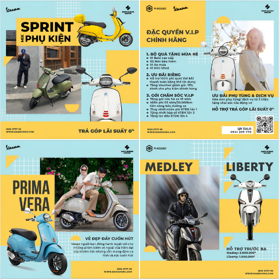 📣ĐỪNG BỎ LỠ - CHƯƠNG TRÌNH KHUYẾN MÃI THÁNG 9 CHO KHÁCH HÀNG MUA XE PIAGGIO VESPA!