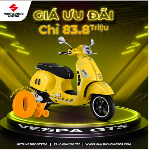 🌿 Vespa GTS Super 125 "SIÊU XE SALE SỐC"