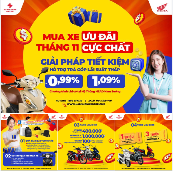 🎉MUA XE THÁNG 11 – ƯU ĐÃI CỰC CHẤT