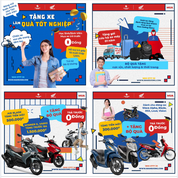 MUA XE LÀM QUÀ TỐT NGHIỆP - ĐẶC QUYỀN DÀNH CHO HỌC SINH – SINH VIÊN  nhanh tay bắt ngay cơ hội săn ưu đãi quá hời cho Học Sinh - Sinh Viên tại HEAD Nam Sương từ ngày 01-31/07/2023