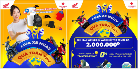 MUA XE NGÀY- QUÀ TRÀN TAY Tại Nam Sương!