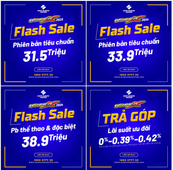 Đừng quên hôm nay HEAD Nam Sương vẫn đang diễn ra chương trình ⇢ Ưu đãi giá đặc biệt dành cho Honda Winner X nhé!