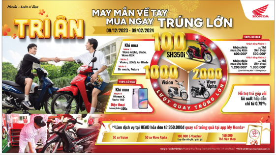 😊💕TRI ÂN - MAY MẮN VỀ TAY, MUA NGAY TRÚNG LỚN
