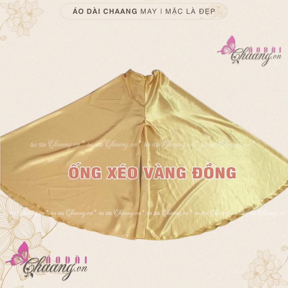 Quần Giả Váy Ống Xéo Mặc Cùng Áo Dài Cách Tân Truyền Thống Loe Rộng Đẹp