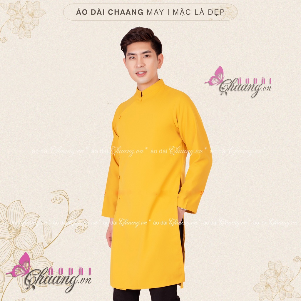 Áo Dài Nam Cách Tân Trắng Truyền Thống Chaang May Sẵn Vải Tafta Dáng Lịch Lãm Dự Tiệc Cưới Lễ Tết Đẹp ADC32
