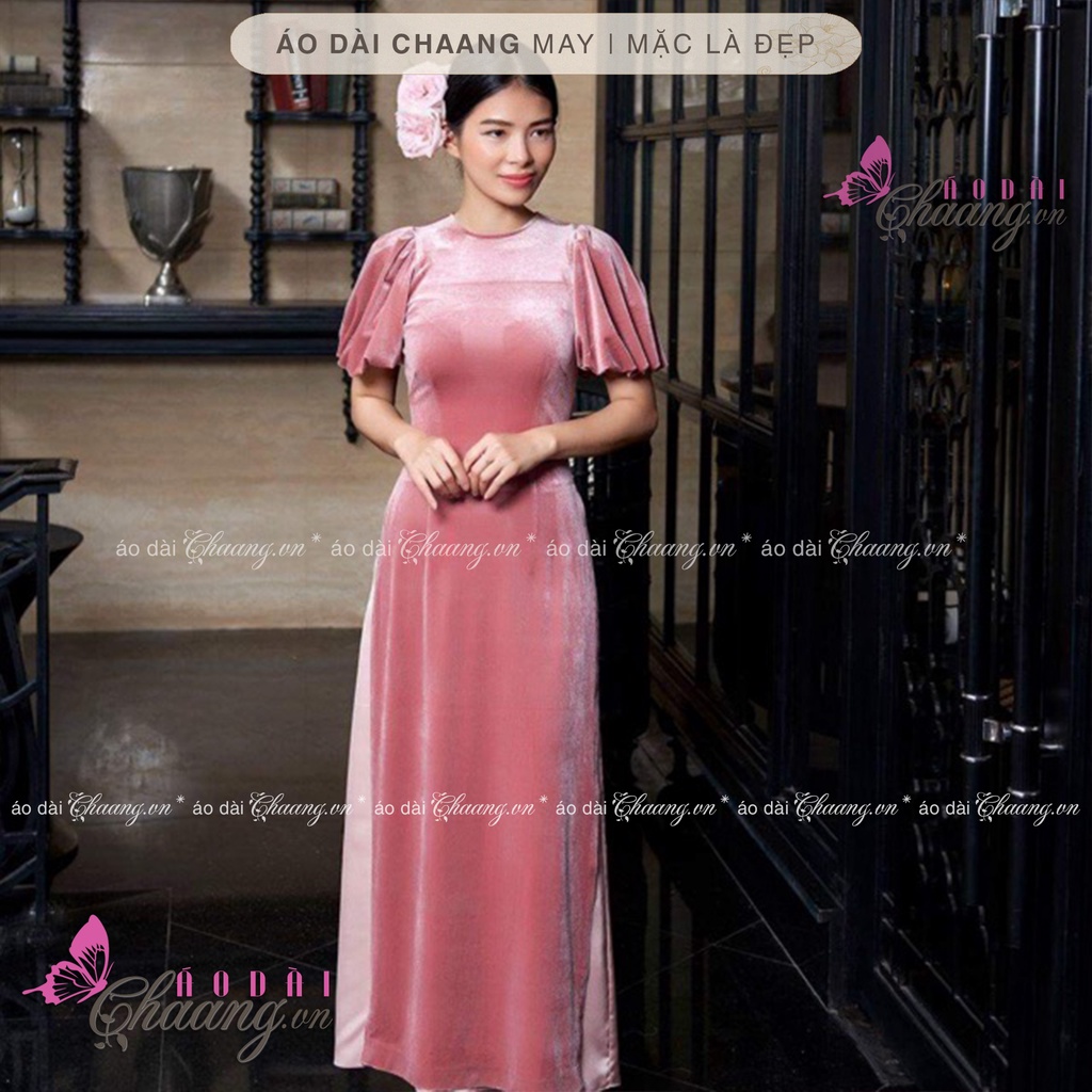Váy nhung tay bồng dài phối ren ngực sang chảnh hottrend hàng đẹp PANOSI -  V722 | Lazada.vn