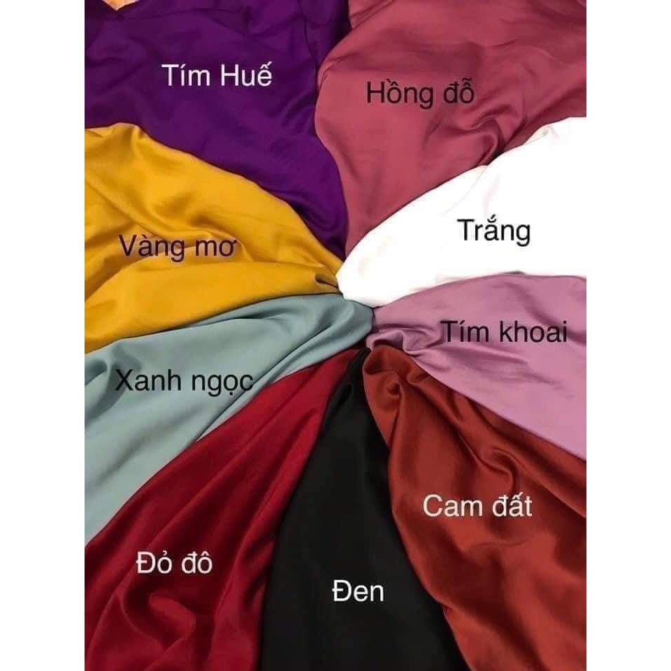 Quần mặc áo dài cách tân nữ truyền thống Chaang may sẵn vải quần lụa áo dài kiểu suông ống rộng ADC051