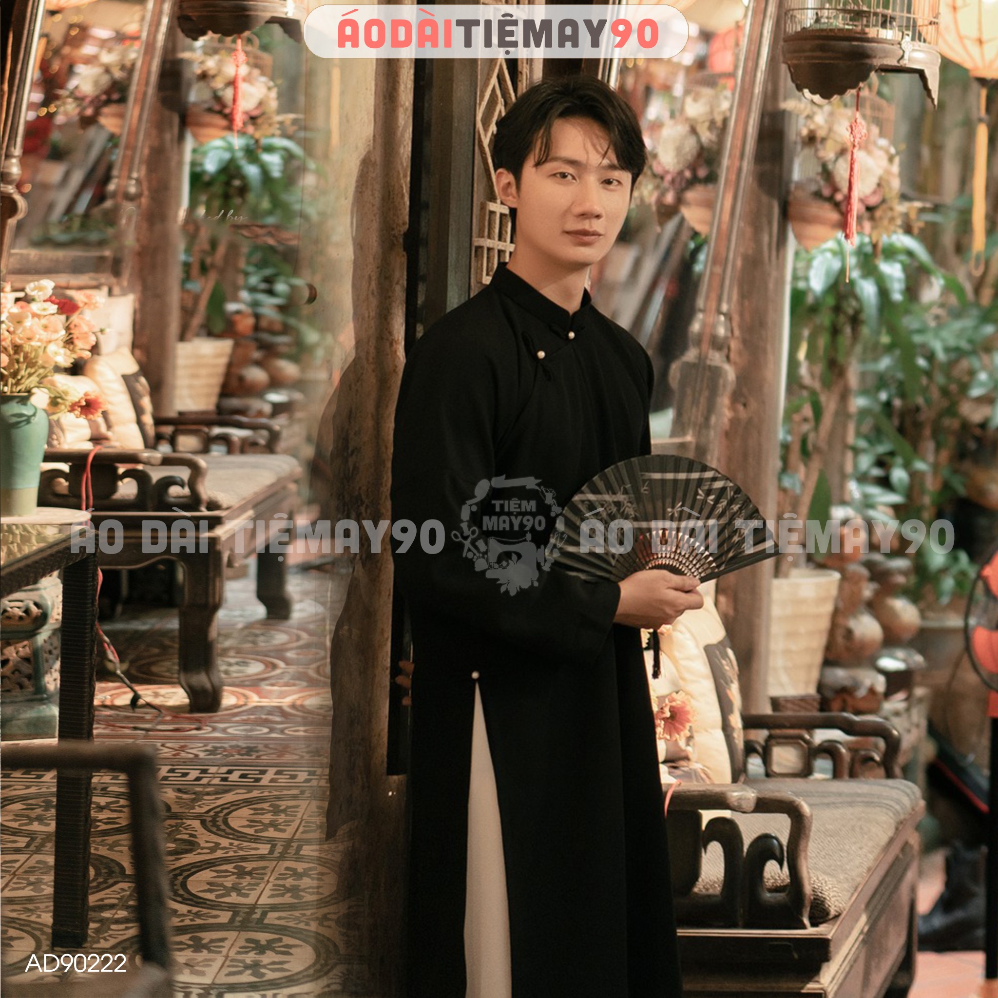 Áo dài cưới cặp đôi cô dâu chú rể cổ phục Việt Nam Chaang may sẵn áo dài tấc nam nữ dự tiệc đám hỏi lễ tết đẹp ADC795