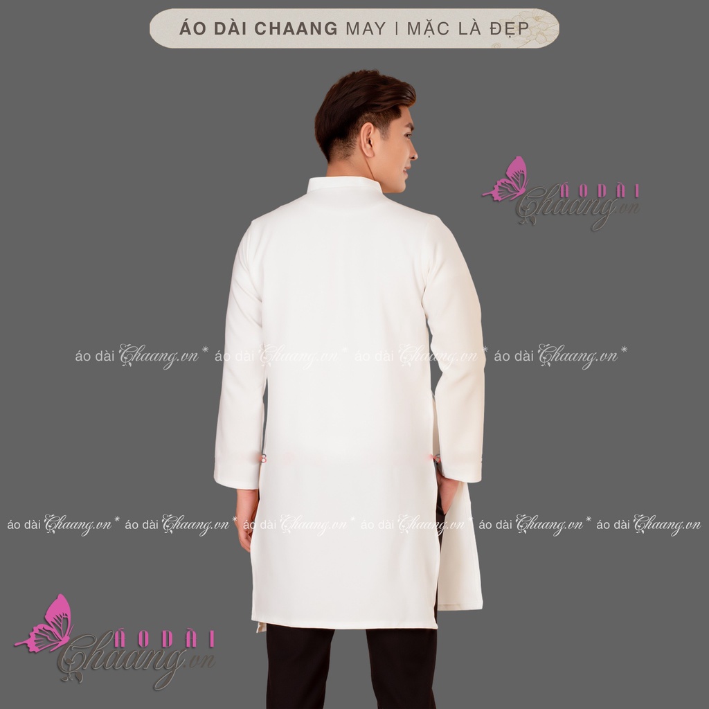 Áo Dài Cách Tân Nam Màu Đen Chaang May Sẵn Dáng Truyền Thống Trẻ Trung Hiện Đại Dự Tiệc Lễ Tết Đẹp ADC322