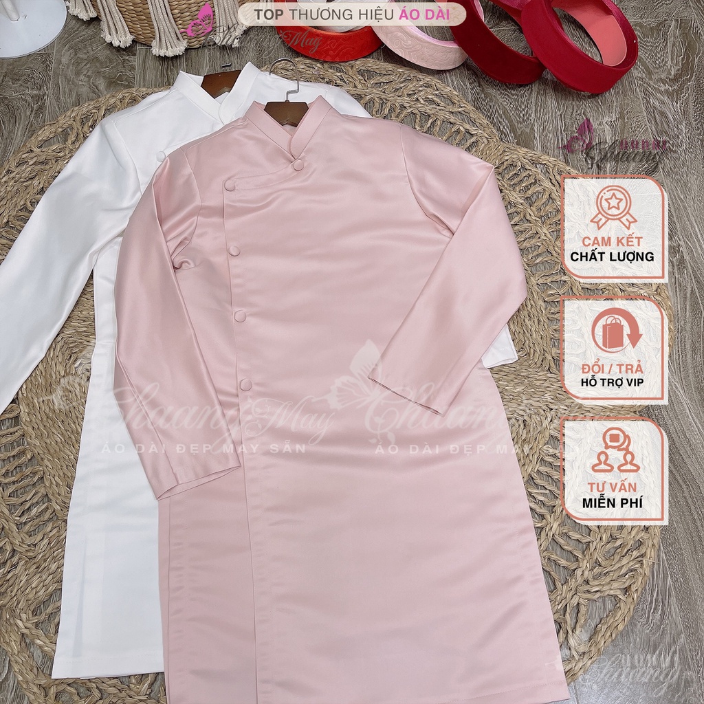 Áo dài nam cách tân form vestton Chaang May sẵn dáng áo truyền thống phù hợp dự tiệc cước lễ tết đẹp ADC135